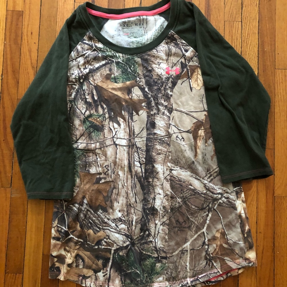 3/4 Sleeve Under Armour Camo TShirt